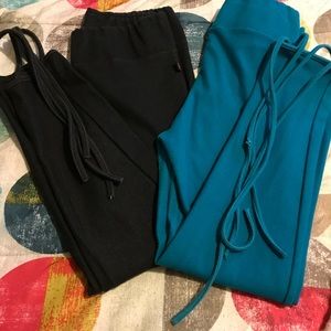 Teal & Black leggings
